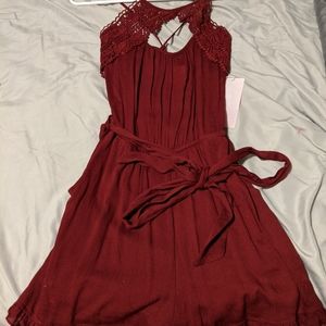 Red romper from Nana Macs